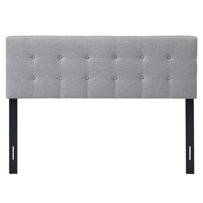 Costway Full/Queen Size Headboard Linen Fabric Upholstered Button Tufted Solid Wood Leg - Image 9