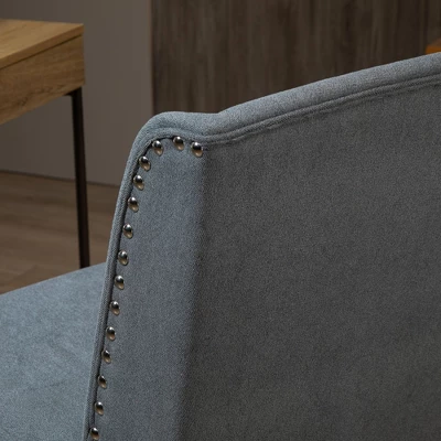 Vinsetto Ergonomic Mid Back Computer Office Chair, Task Desk 360° Swivel Rocking Chair W/ Adjustable Height - Image 4