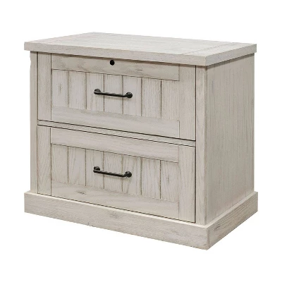 Avondale File With Locking Legal/Letter File Drawer Fully Assembled White - Martin Furniture - Image 4