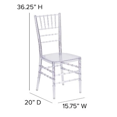Flash Furniture Flash Elegance Stacking Chiavari Chair - Image 3