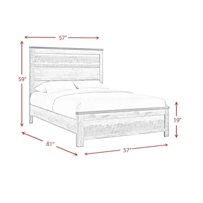 Adam Panel Bed Gray - Picket House Furnishings - Image 8
