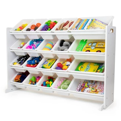 Cambridge Extra Large Toy Storage Organizer With 20 Storage Bins White - Humble Crew - Image 3