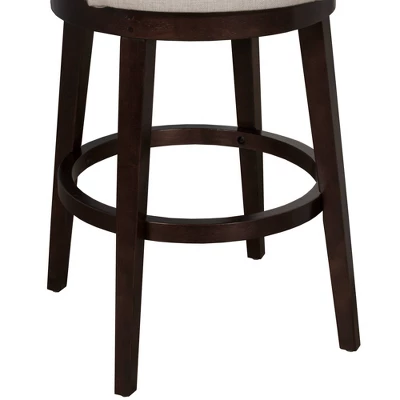 Edenwood Swivel Counter Height Barstool Cream - Hillsdale Furniture - Image 7