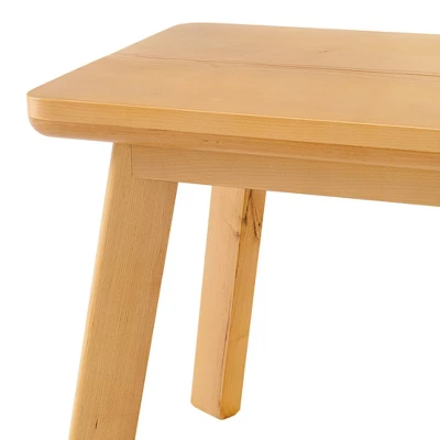 48" Shelburne Dining Bench Warm Natural - Alaterre Furniture - Image 4