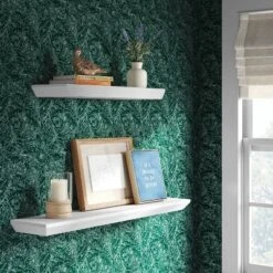Wedge Shelf With Rod Bracket White - Thresholdâ˘