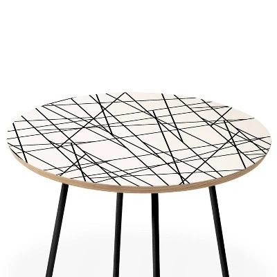 Gabriela Fuente Architecture Side Round Table Black - Deny Designs - Image 3