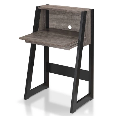 Tella Contemporary Storage Desk Dark Gray - HOMES: Inside + Out - Image 2