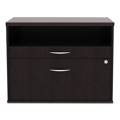Alera Open Office Series Low File Cab Cred 29 1/2 X 19 1/8 X 22 7/8 Espresso LS583020ES - Image 2