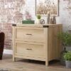 2 Drawer Bridge Acre Rustic Farmhouse Lateral File Cabinet Orchard Oak - Sauder