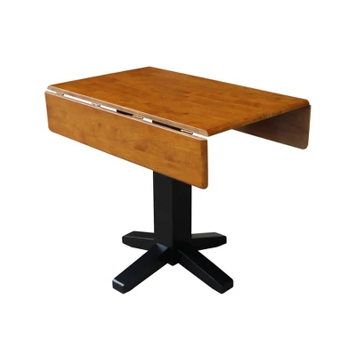 36" Sanders Square Dual Drop Leaf Dining Table - International Concepts - Image 4