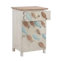 Salina Side Table White - Powell Company