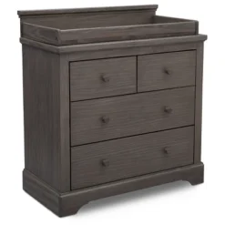 Simmons Kids' SlumberTime Paloma 4 Drawer Dresser With Changing Top - Rustic Gray
