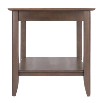 Santino End Table Oyster Gray - Winsome - Image 2