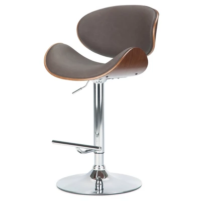 Avondale Bentwood Adjustable Height Gas Lift Barstool - WyndenHall - Image 11