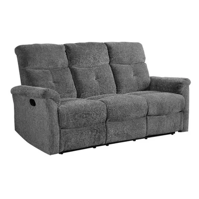 76" Treyton Sofa Gray Chenille - Acme Furniture - Image 2