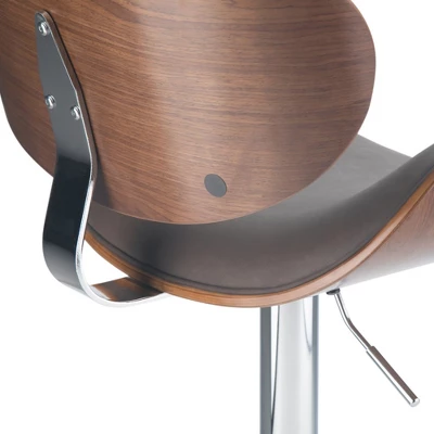 Avondale Bentwood Adjustable Height Gas Lift Barstool - WyndenHall - Image 8