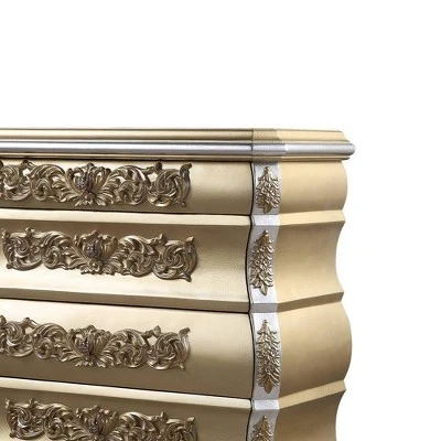 46" Seville Chest Gold Finish - Acme Furniture - Image 3