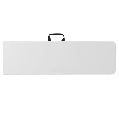 Flash Furniture 10.25''W X 71''L Bi-Fold Granite White Plastic Bench With Carrying Handle - Image 5
