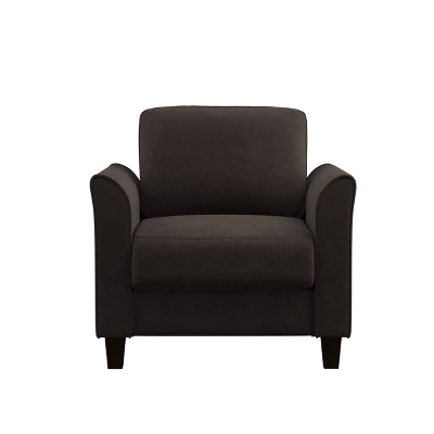 Willow Microfiber Chair With Rolled Arms - Lifestyle Solutions - Image 9