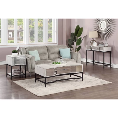 Gabby Chic 1 Drawer Console Table White - Treasure Trove Accents - Image 4