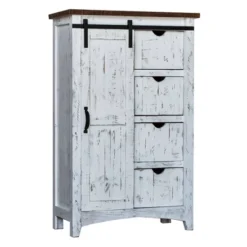 Darby Wardrobe Chest White - Picket House Furnishings