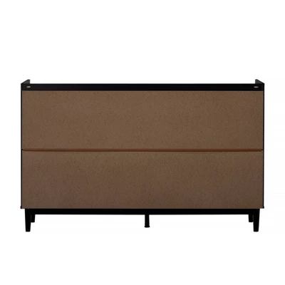 Mid-Century Modern Solid Wood 9 Drawer Horizontal Dresser - Saracina Home - Image 3