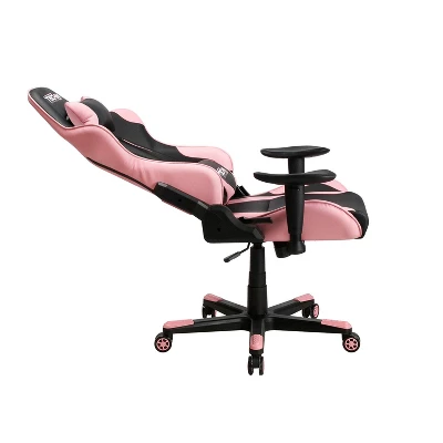 Ergonomic High Back Racer Style PC Gaming Chair Pink - Techni Sport - Image 8