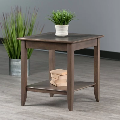 Santino End Table Oyster Gray - Winsome - Image 6