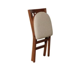 Set Of 2 School House Folding Chair Cherry - Stakmore