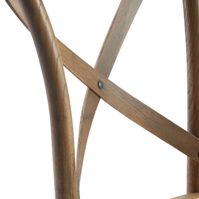 Set Of 2 Elmhurst Cross Back Side Chair Natural Rattan - Finch - Image 5