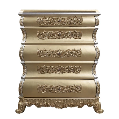 46" Seville Chest Gold Finish - Acme Furniture - Image 4