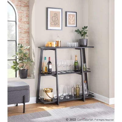 41" Converge 3 Shelf Vertical Bookcase - Lumisource - Image 8