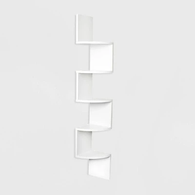 48.5" X 7.7" Zigzag Corner Shelf - Danya B. - Image 4