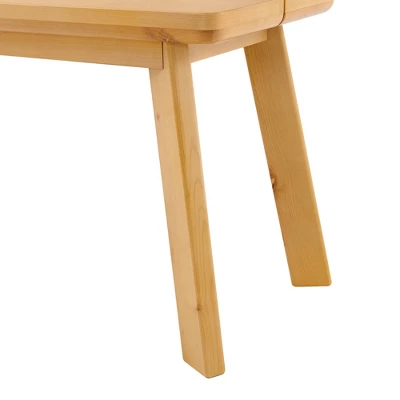 48" Shelburne Dining Bench Warm Natural - Alaterre Furniture - Image 5