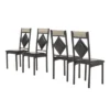 5pc Kalinda Dining Set Black - Inspire Q