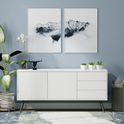 Glenwillow Home Atlas 59" Mid-Century Modern Buffet/Sideboard/TV Console - Image 7