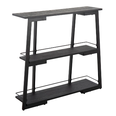 41" Converge 3 Shelf Vertical Bookcase - Lumisource - Image 9