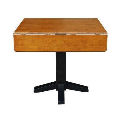 36" Sanders Square Dual Drop Leaf Dining Table - International Concepts - Image 7