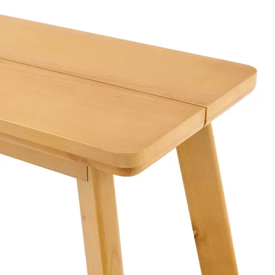 48" Shelburne Dining Bench Warm Natural - Alaterre Furniture - Image 6