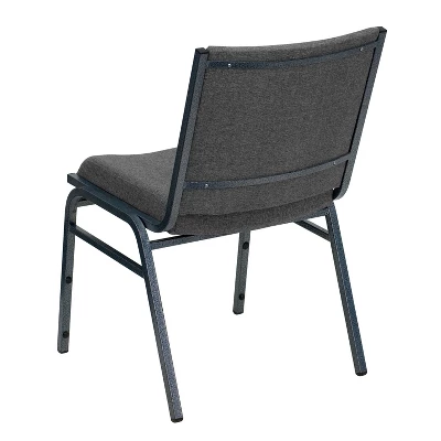 Flash Furniture HERCULES Series Heavy Duty Gray Fabric Stack Chair - Image 6