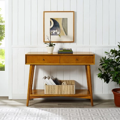 Landon Console Table Acorn - Crosley - Image 7