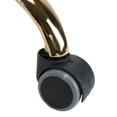 Hector Velvet ErgonomicTask Chair Home Office Desk Chair Swivel Adjustable With Open Back Design| Karat Home - Image 7