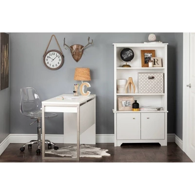 61" Vito 3 Shelf Bookcase With Doors - South Shore - Image 3