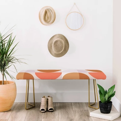 ThirtyOne Illustrations Bench Plum/Tangerine - Deny Designs - Image 3