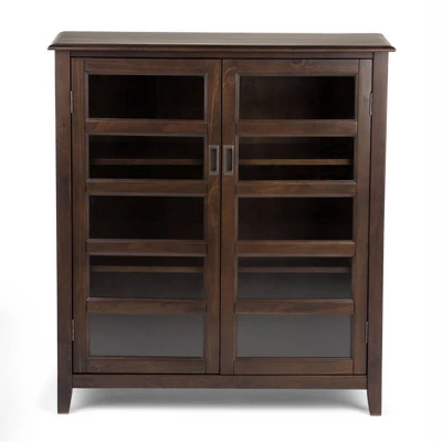 40" Portland Medium Storage Cabinet Mahogany Brown - WyndenHall - Image 5