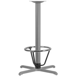 Flash Furniture Bar Height Table Base Foot Ring With 3.25'' Column Ring - 16'' Diameter