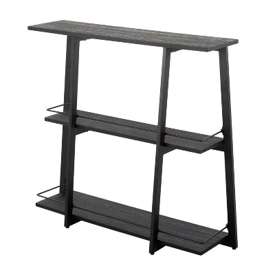 41" Converge 3 Shelf Vertical Bookcase - Lumisource - Image 2