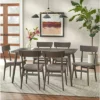 7Pc Newington Dining Set Charcoal Gray - Lifestorey
