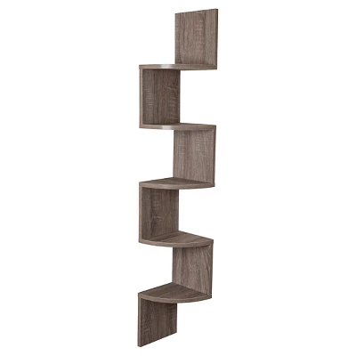 48.5" X 7.7" Zigzag Corner Shelf - Danya B. - Image 8