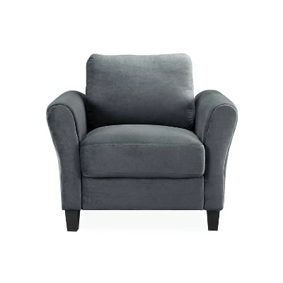 Willow Microfiber Chair With Rolled Arms - Lifestyle Solutions - Image 8